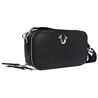 True Religion Double-Zip Horseshoe Camera Bag