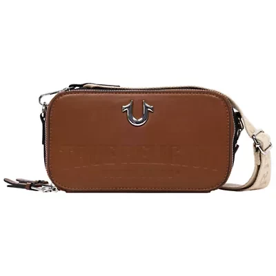 True Religion Double-Zip Horseshoe Camera Bag