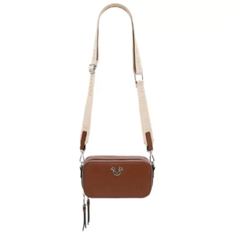 True Religion Double-Zip Horseshoe Camera Bag