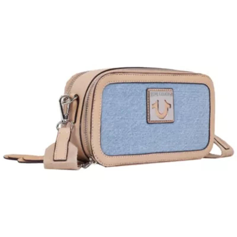 True Religion Horseshoe Plaque Crossbody Camera Bag