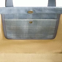 True Religion Striped Denim City Tote