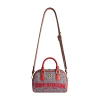 True Religion Tile Denim Mini Satchel