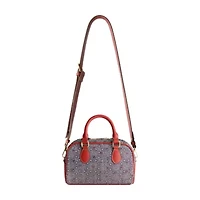 True Religion Tile Denim Mini Satchel