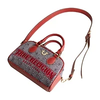 True Religion Tile Denim Mini Satchel