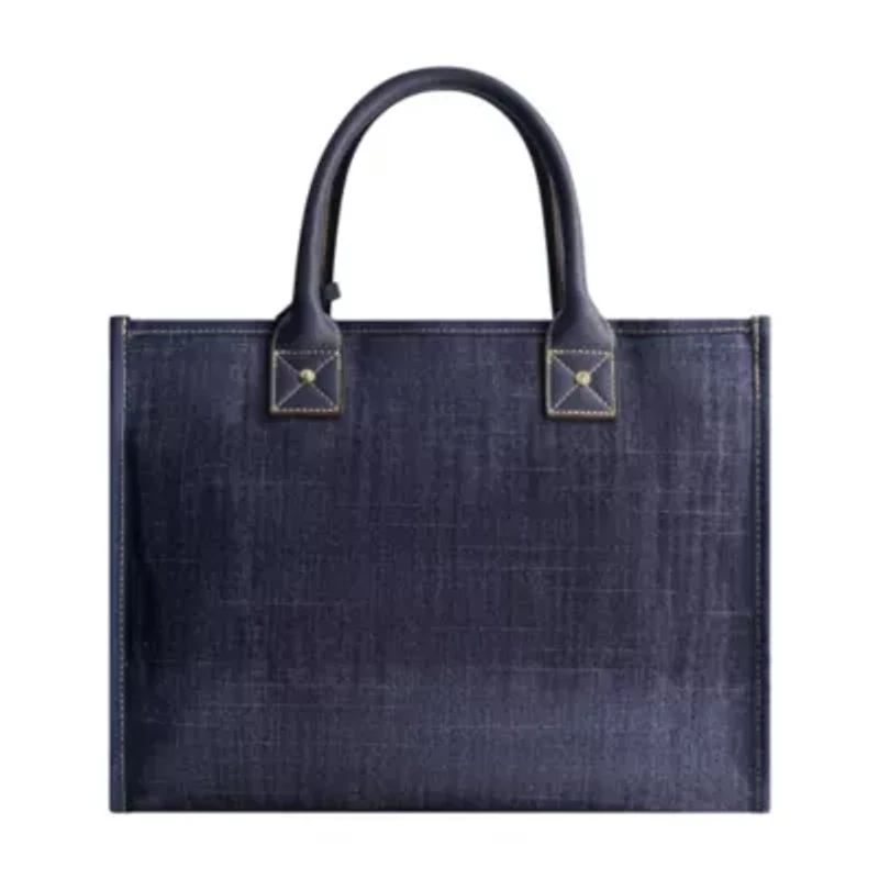 True Religion Buddha Pocket Denim Tote