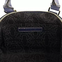 True Religion Frayed Denim Mini Satchel