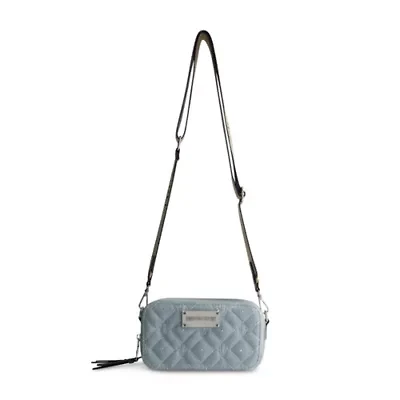 True Religion Studded Denim Camera Bag