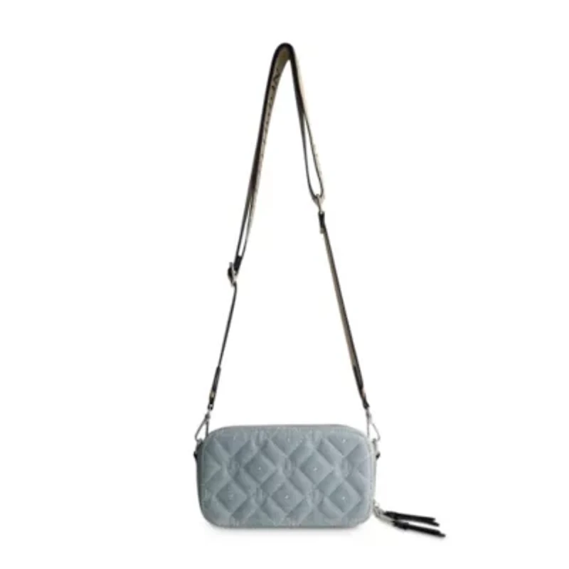 True Religion Studded Denim Camera Bag