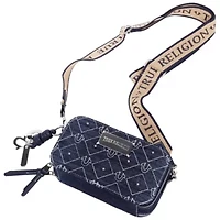 True Religion Studded Denim Camera Bag