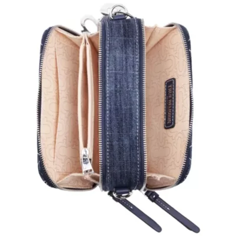 True Religion Studded Denim Camera Bag