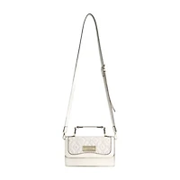 True Religion Studded Denim Flap Bag