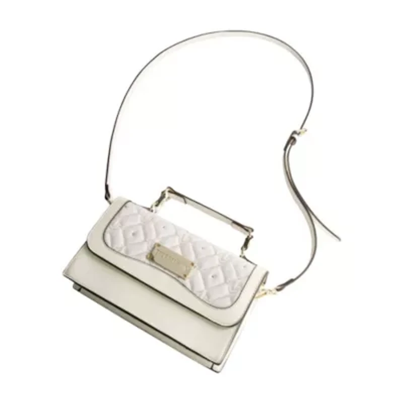 True Religion Studded Denim Flap Bag