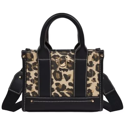 True Religion Leopard/PU Mini Tote