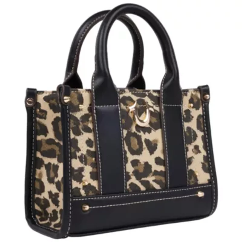 True Religion Leopard/PU Mini Tote