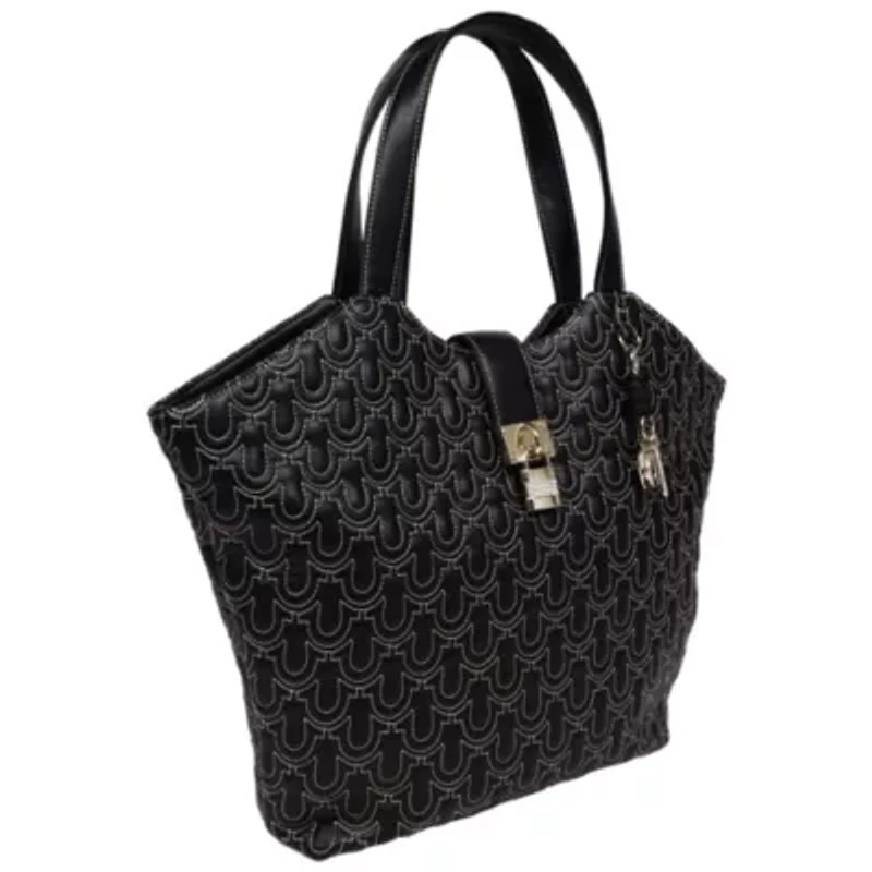 True Religion Horseshoe Quilt Charm Tote