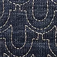 True Religion Horseshoe Denim Charm Tote