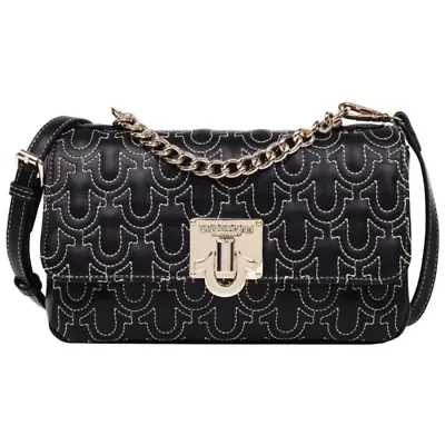 True Religion Horseshoe Quilted Flap Shoulder Bag