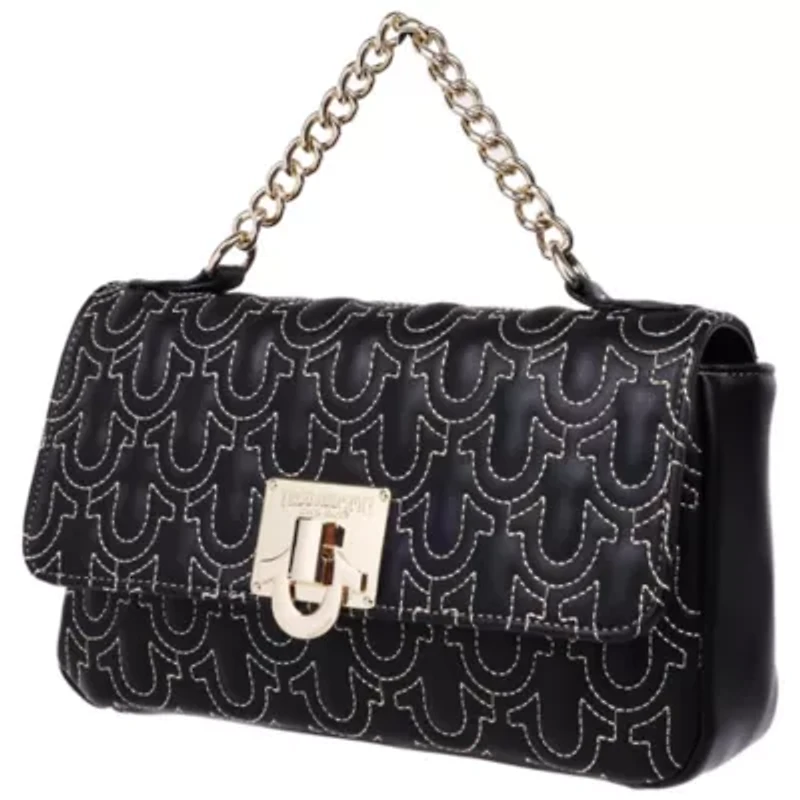 True Religion Horseshoe Quilted Flap Shoulder Bag