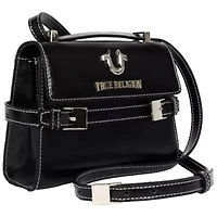 True Religion Buckle Tab Flap Bag