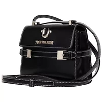 True Religion Buckle Tab Flap Bag