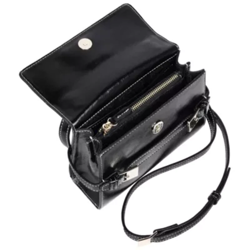 True Religion Buckle Tab Flap Bag