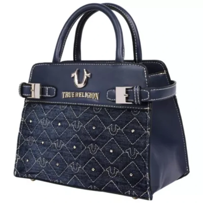 True Religion Studded Denim Tote