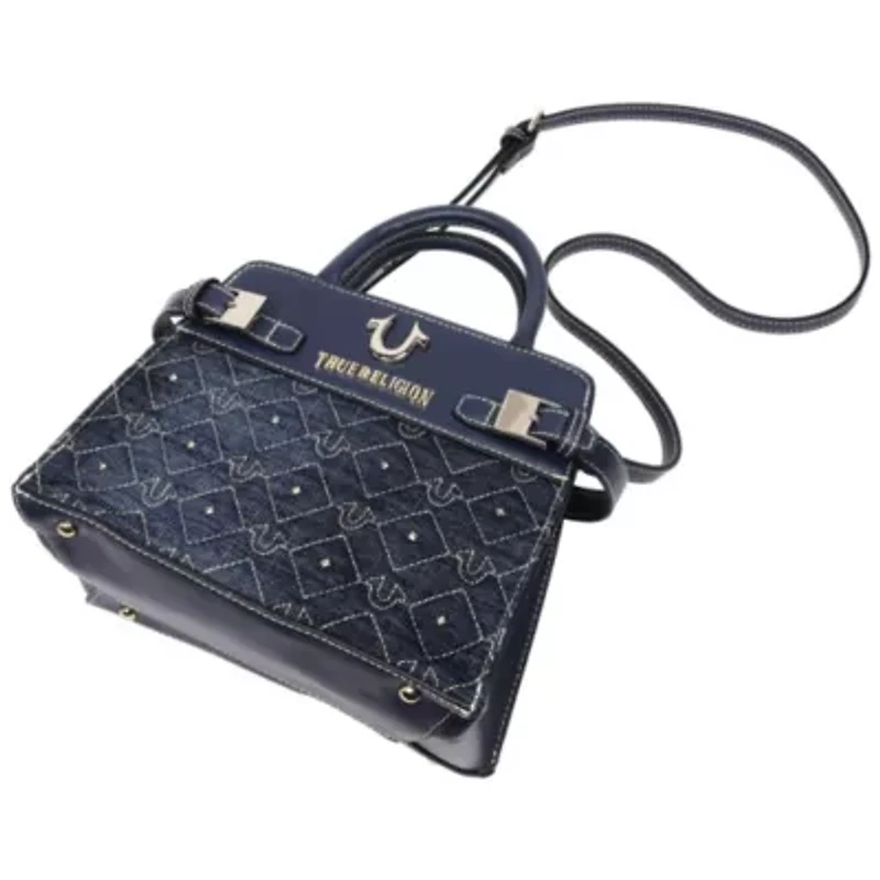 True Religion Studded Denim Tote