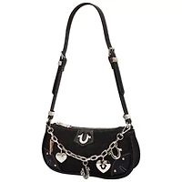 True Religion Sparkle Denim Shoulder Bag