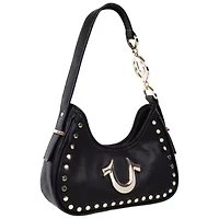 True Religion Studded Pebble Hobo Bag