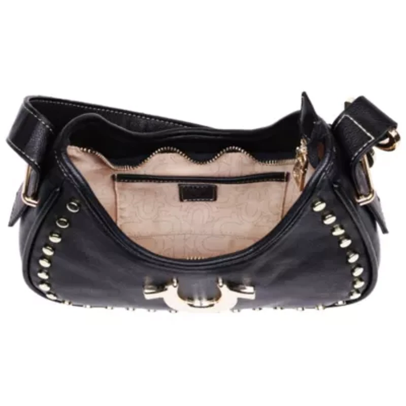 True Religion Studded Pebble Hobo Bag