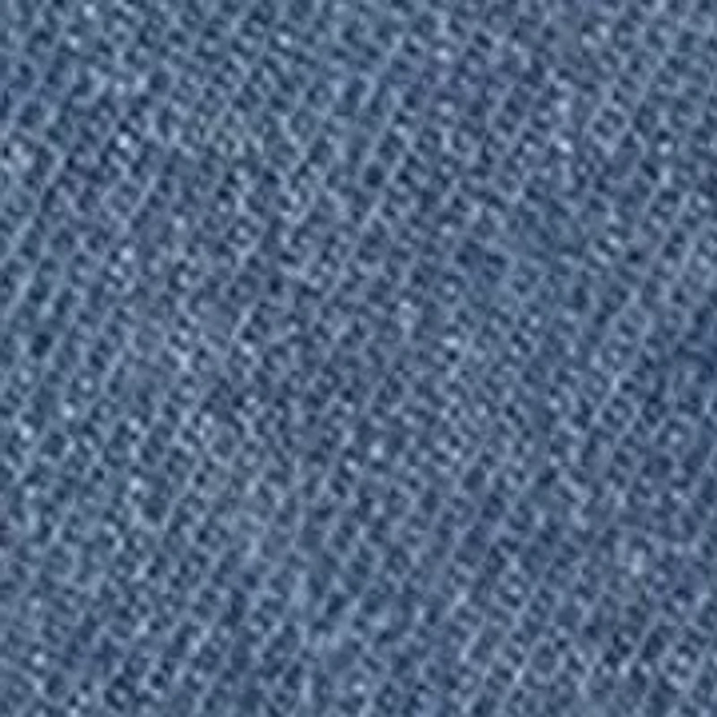 True Religion Atlas Frayed Medium Tote Bag – Denim Carryall with Removable Crossbody Strap