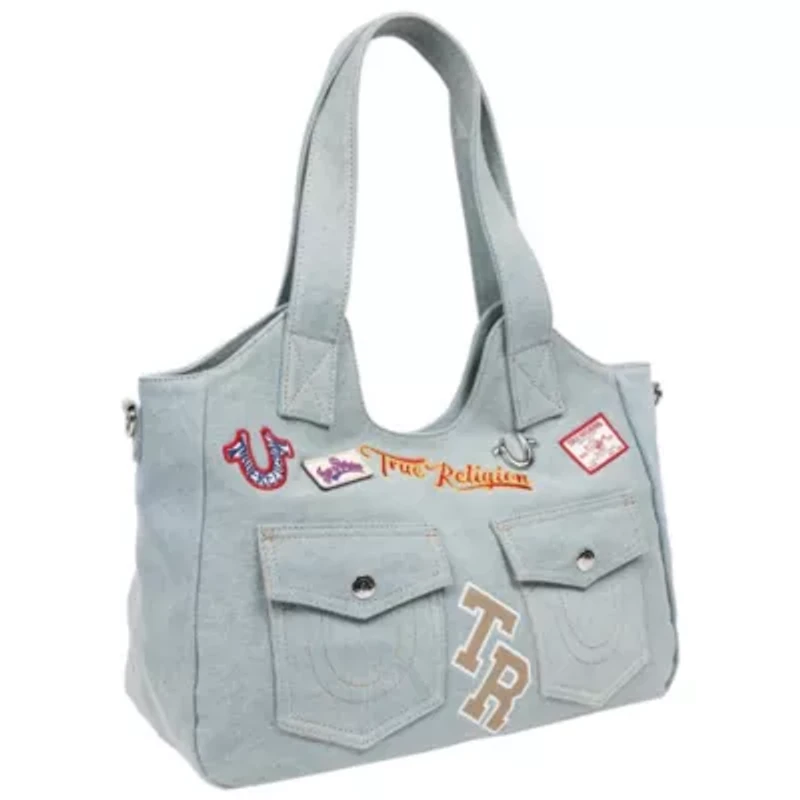 True Religion Agusto Multi Patch Soft Tote