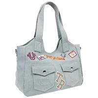 True Religion Agusto Multi Patch Soft Tote