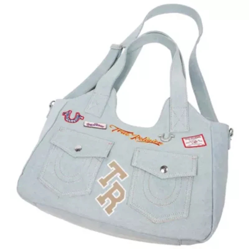 True Religion Agusto Multi Patch Soft Tote