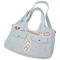 True Religion Agusto Multi Patch Soft Tote