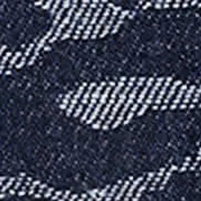 True Religion Blake Leopard Denim Belted Hobo Bag