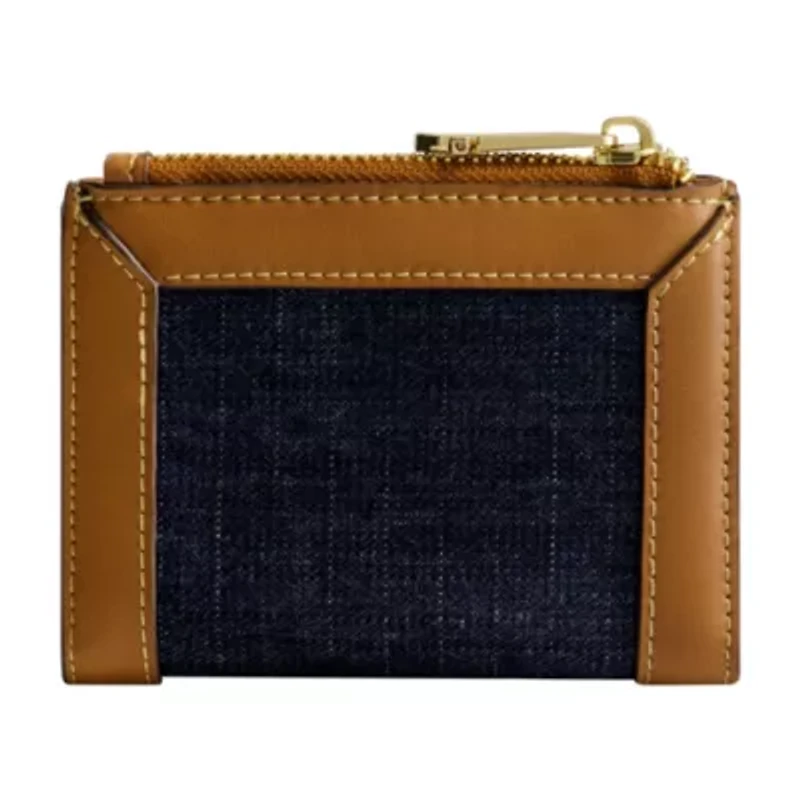 True Religion Buddha Patch Small Denim Wallet