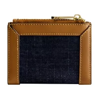 True Religion Buddha Patch Small Denim Wallet