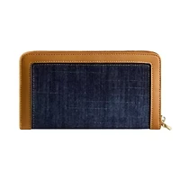 True Religion Buddha Patch Zip Around Wristlet