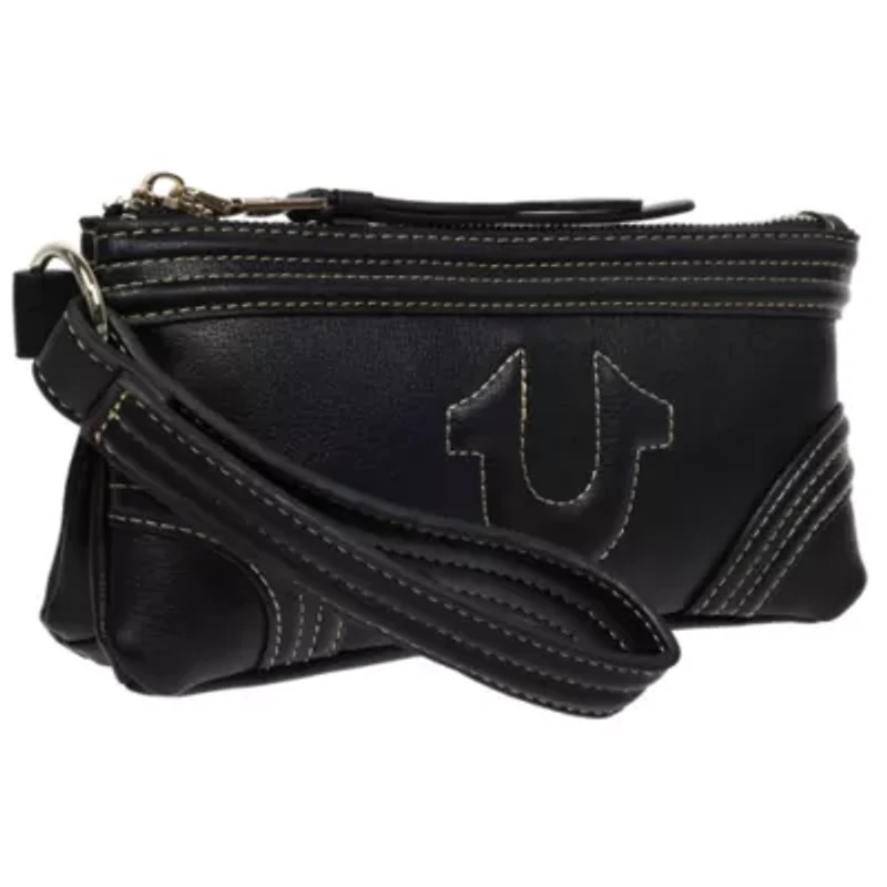 True Religion Bombe Horseshoe Wristlet Wallet