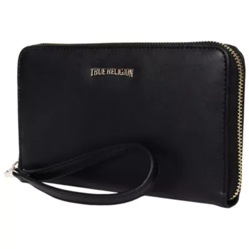 True Religion East/West Zip-Around Wallet