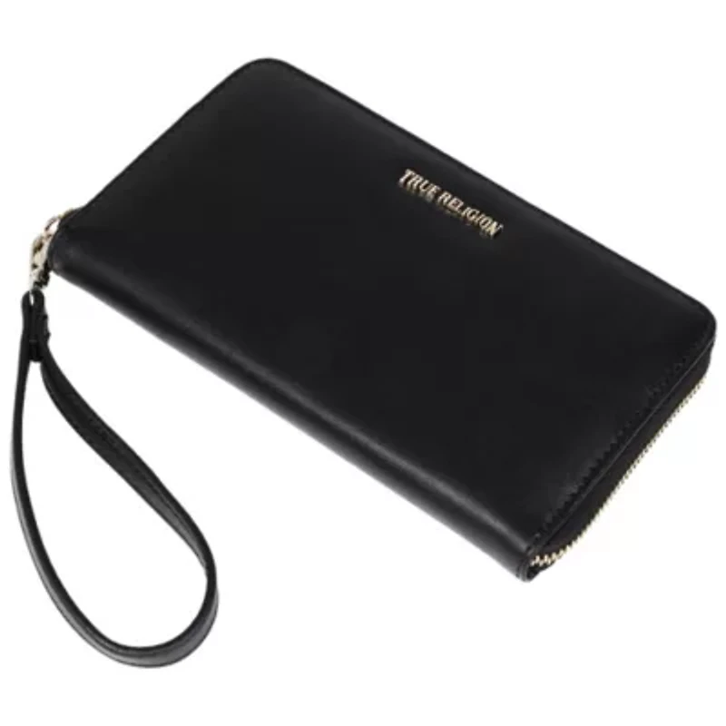 True Religion East/West Zip-Around Wallet