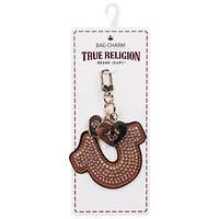 True Religion Rhinestone Horseshoe Bag Charm