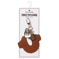 True Religion Embossed Horseshoe Bag Charm