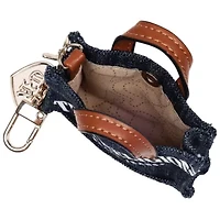 True Religion Mini Denim Tote Bag Charm