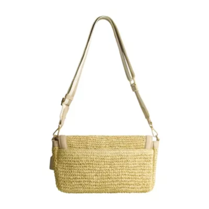 Tommy Bahama Soft Straw Long Flap Crossbody