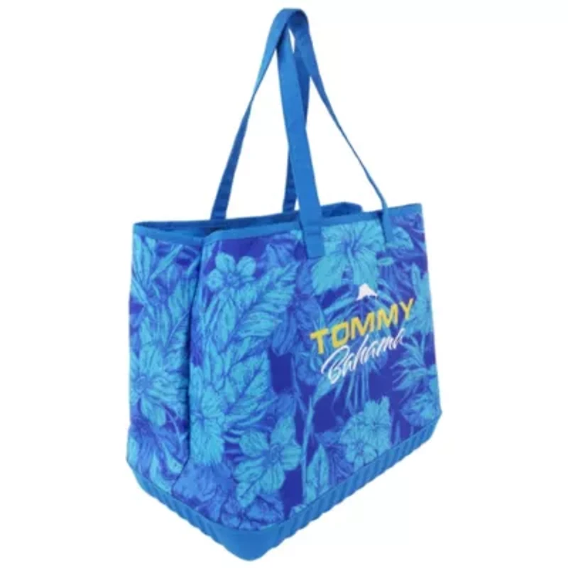 Tommy Bahama Water-Repellent Tote with Pouch – Tropical Floral Print