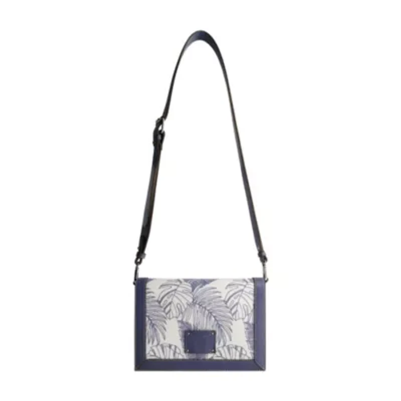 Tommy Bahama Graphic Leaf Print City Messenger Bag