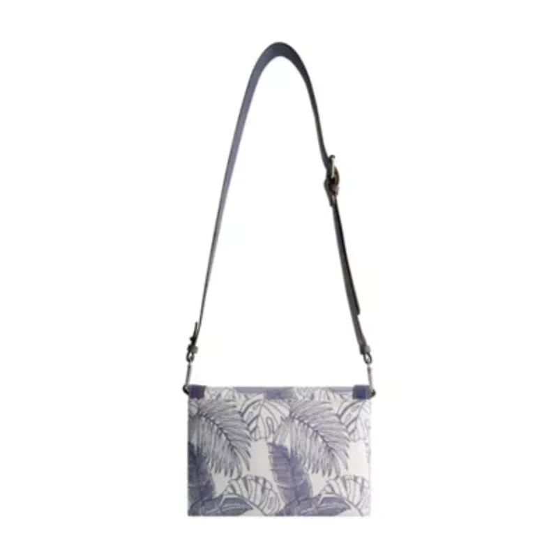 Tommy Bahama Graphic Leaf Print City Messenger Bag