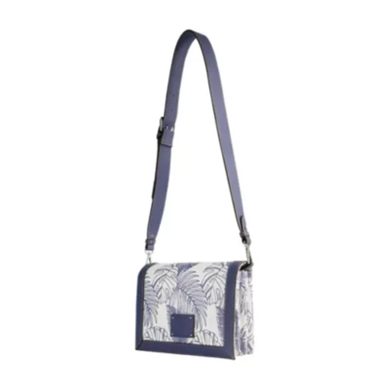 Tommy Bahama Graphic Leaf Print City Messenger Bag